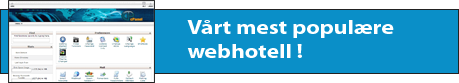 Standard cPanel Webhotell